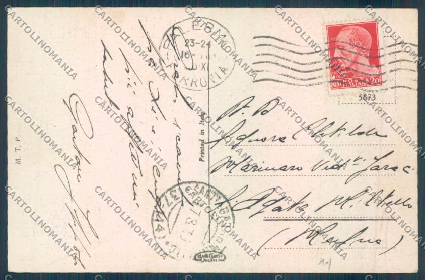 Palermo Città Palazzo Reale cartolina ZT7492 – retro