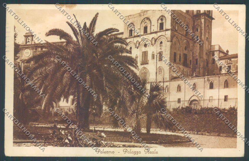 Palermo Città Palazzo Reale cartolina ZT7493 – fronte