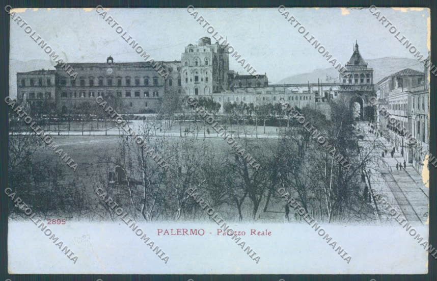Palermo Città Palazzo Reale Alterocca ABRASA cartolina ZT7494 – fronte