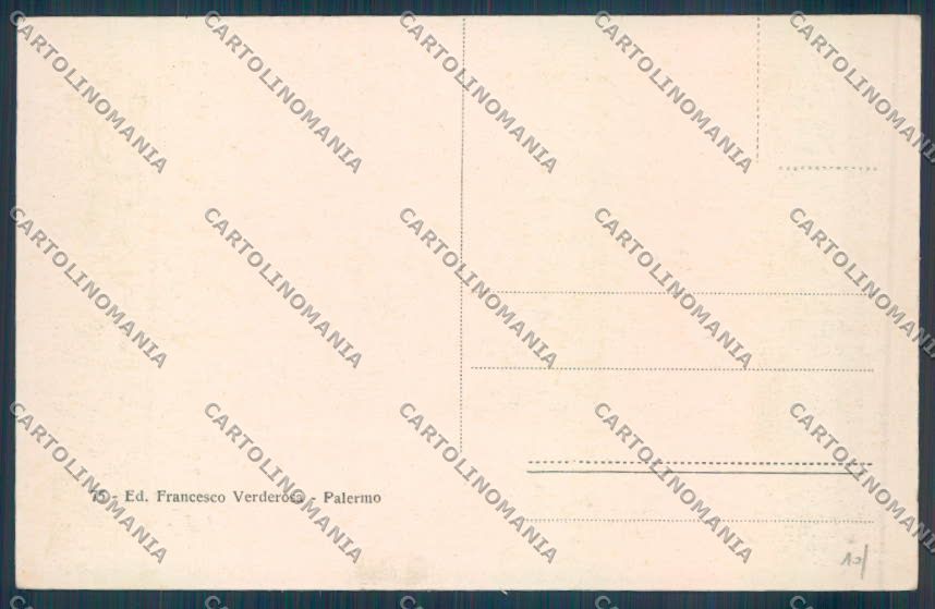 Palermo Città Teatro Massimo cartolina ZT7495 – retro