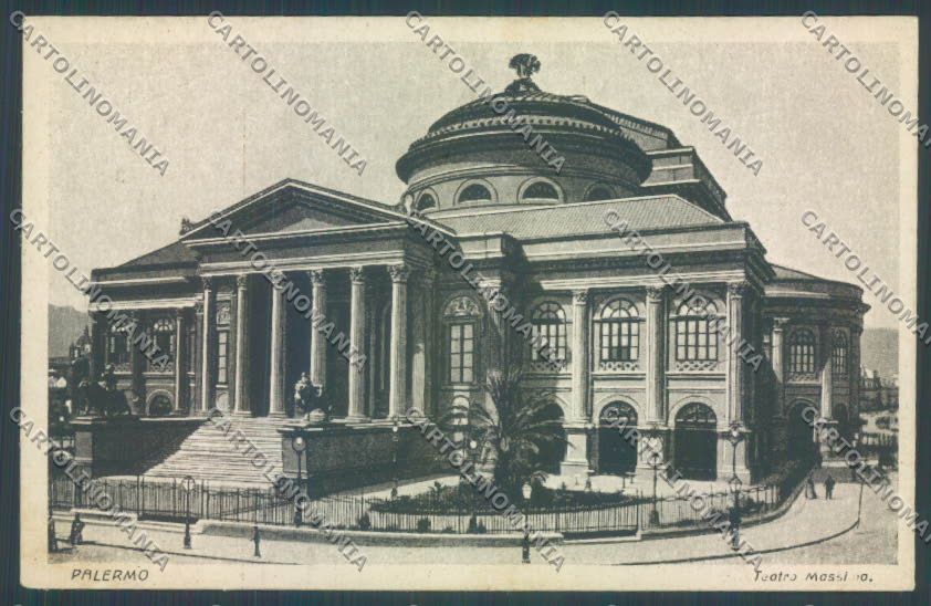 Palermo Città Teatro Massimo cartolina ZT7499 – fronte