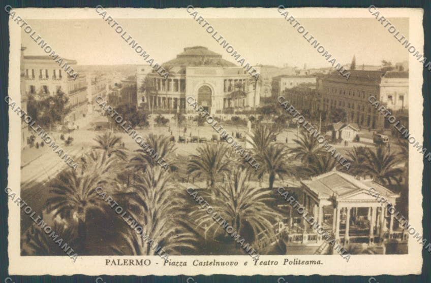 Palermo Città Politeama cartolina ZT7501 – fronte