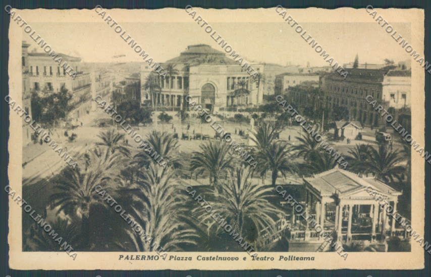 Palermo Città Politeama cartolina ZT7502 – fronte