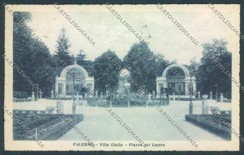 Palermo Città Villa Giulia cartolina ZT7504 – fronte