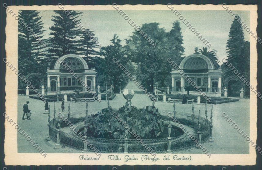 Palermo Città Villa Giulia cartolina ZT7505 – fronte