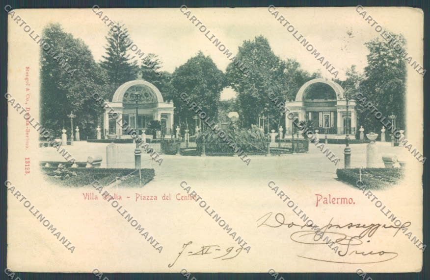 Palermo Città Villa Giulia cartolina ZT7506 – fronte
