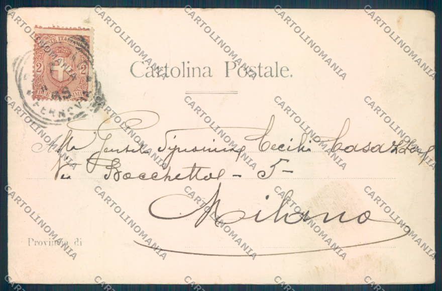 Palermo Città Villa Giulia cartolina ZT7506 – retro