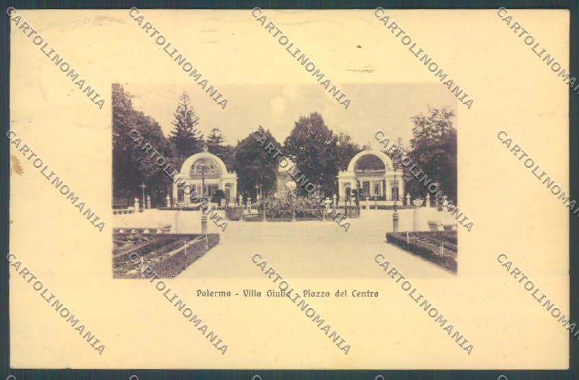 Palermo Città Villa Giulia cartolina ZT7507 – fronte