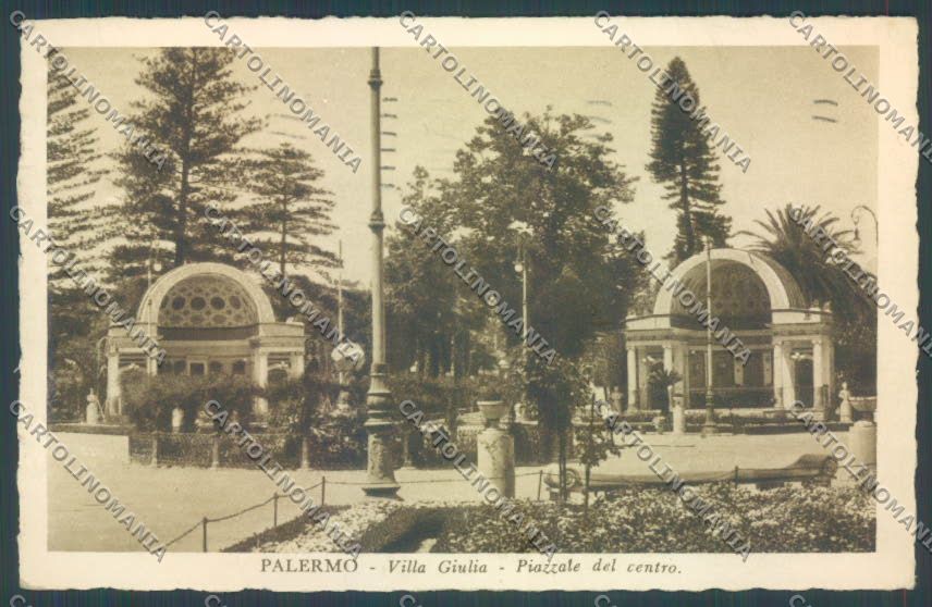 Palermo Città Villa Giulia cartolina ZT7508 – fronte