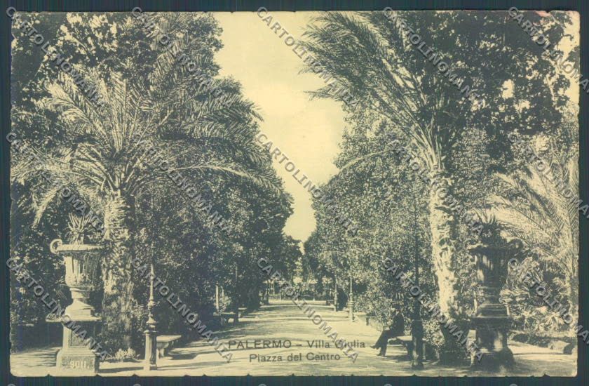 Palermo Città Villa Giulia cartolina ZT7511 – fronte
