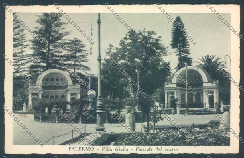 Palermo Città Villa Giulia cartolina ZT7513 – fronte