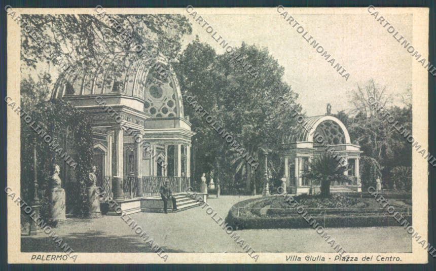 Palermo Città Villa Giulia cartolina ZT7515 – fronte