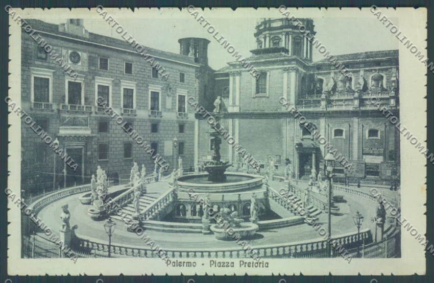 Palermo Città Piazza Pretoria cartolina ZT7518 – fronte