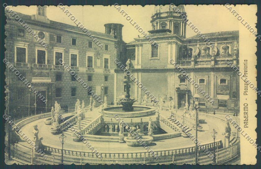 Palermo Città Piazza Pretoria cartolina ZT7521 – fronte