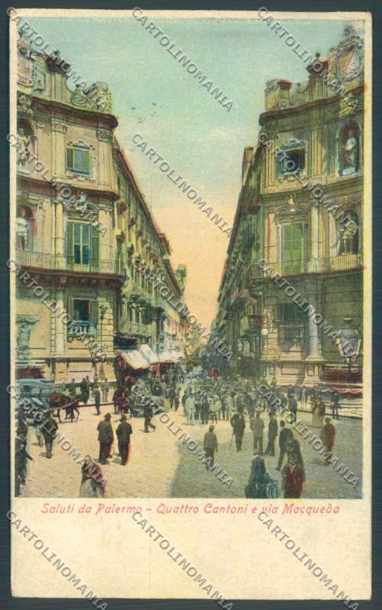 Palermo Città Quattro Cantoni STRAPPINO cartolina ZT7526 – fronte