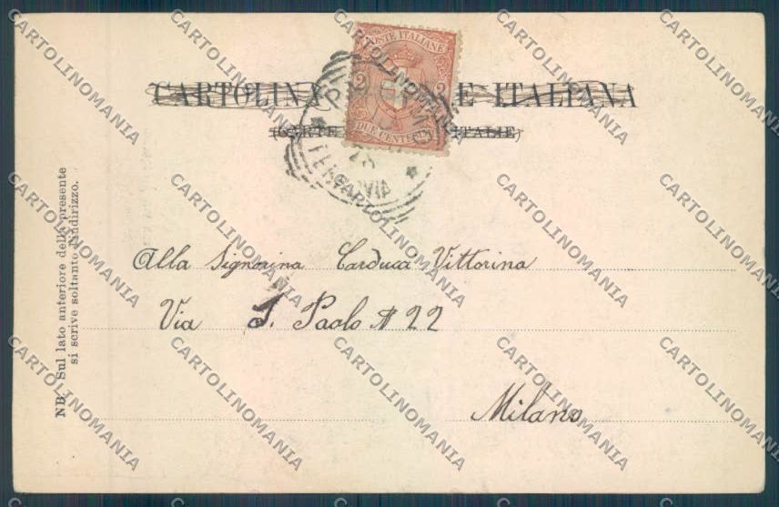 Palermo Città Quattro Cantoni cartolina ZT7527 – retro