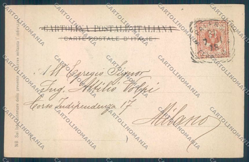 Palermo Città Quattro Cantoni cartolina ZT7529 – retro