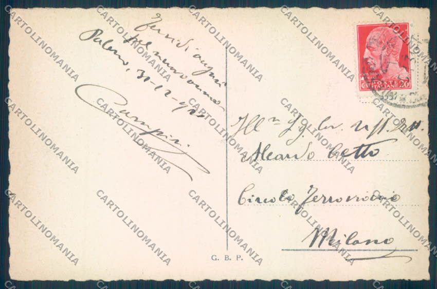 Palermo Città Quattro Cantoni cartolina ZT7530 – retro