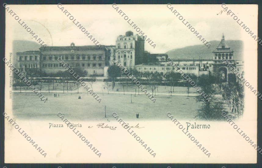 Palermo Città Piazza Vittoria cartolina ZT7532 – fronte