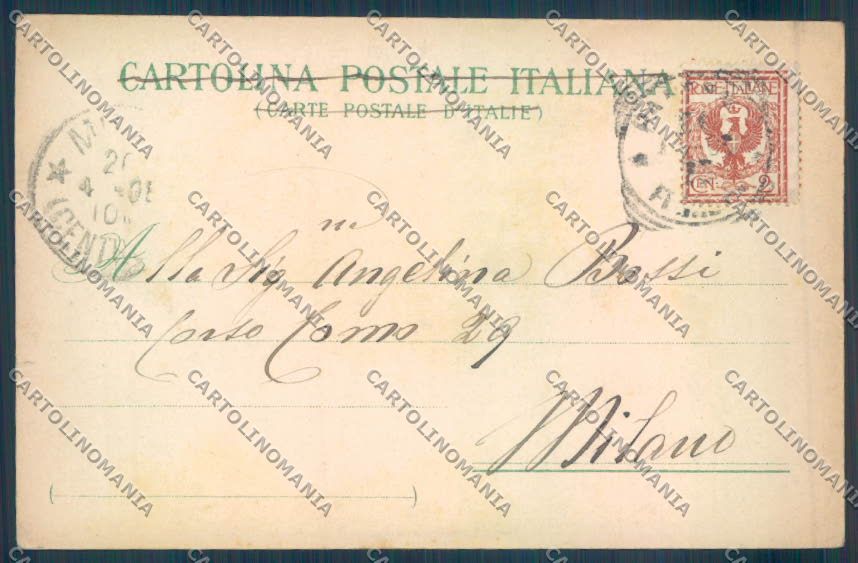 Palermo Città Piazza Vittoria cartolina ZT7533 – retro