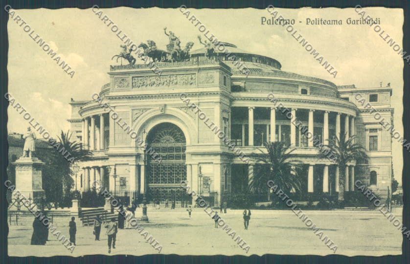 Palermo Città Politeama cartolina ZT7537 – fronte