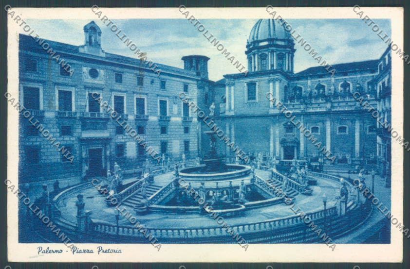Palermo Città Piazza Pretoria cartolina ZT7538 – fronte