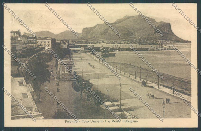 Palermo Città Monte Pellegrino cartolina ZT7539 – fronte