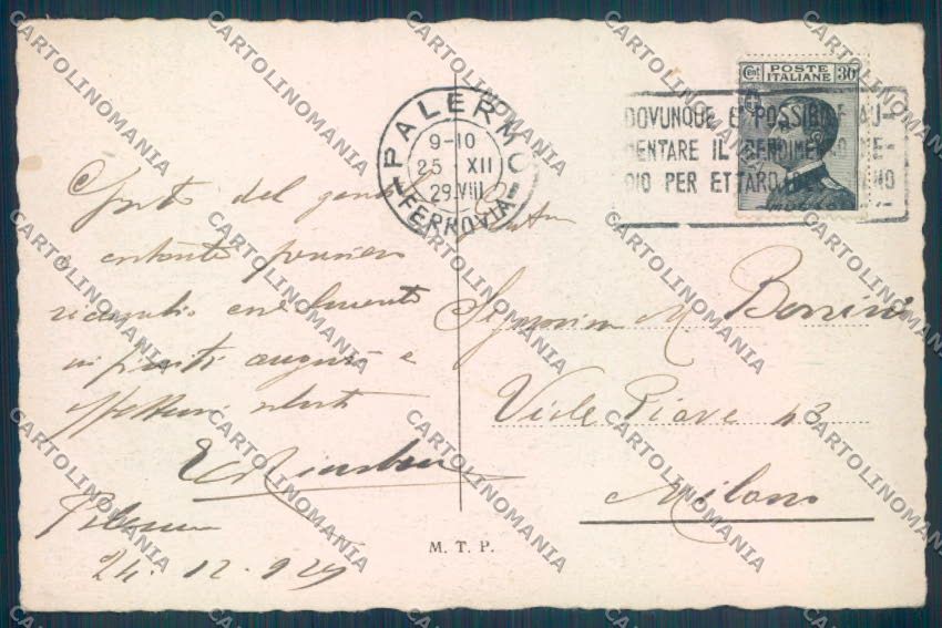 Palermo Città Chiesa San Giovanni Eremiti cartolina ZT7540 – retro