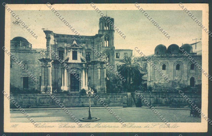 Palermo Città San Cataldo cartolina ZT7548 – fronte