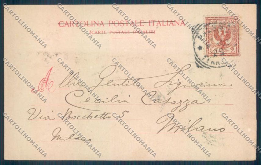 Palermo Città Quattro Cantoni cartolina ZT7553 – retro