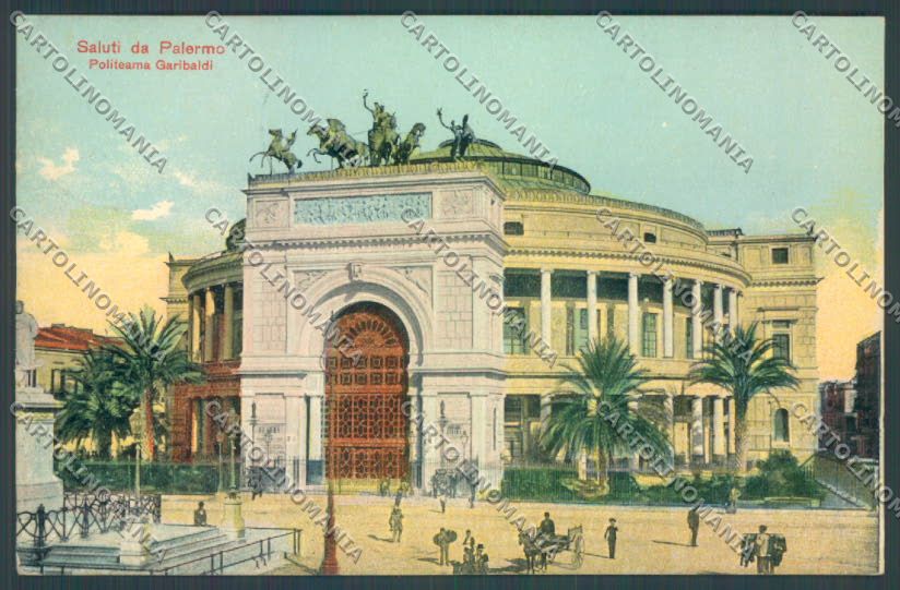 Palermo Città Politeama cartolina ZT7562 – fronte