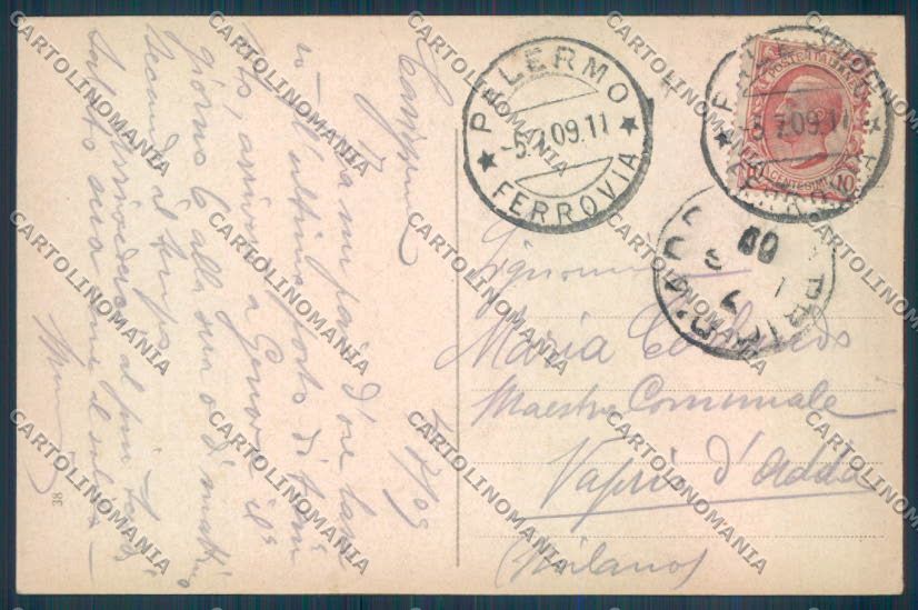 Palermo Città Politeama cartolina ZT7562 – retro