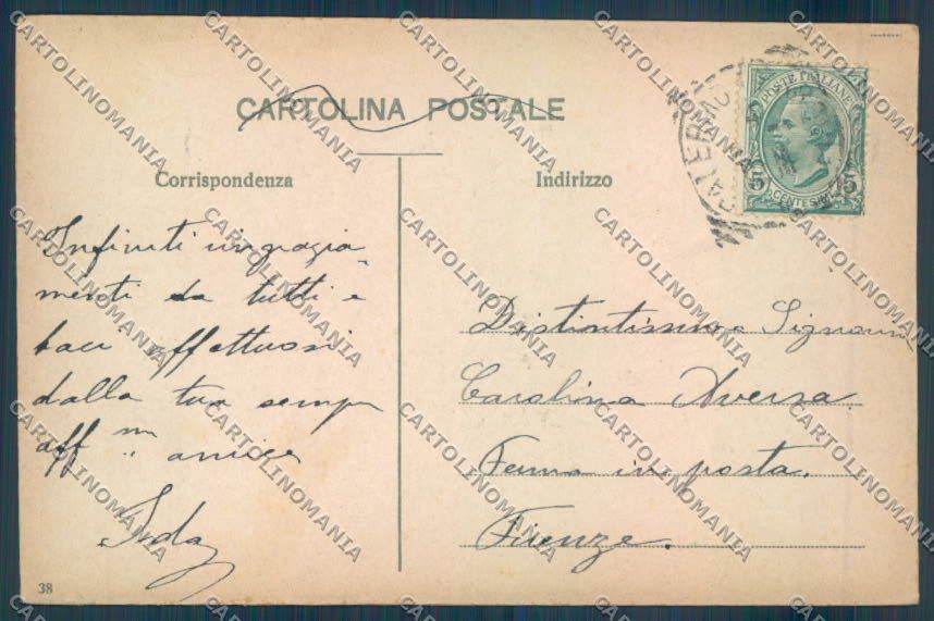 Palermo Città Politeama cartolina ZT7564 – retro