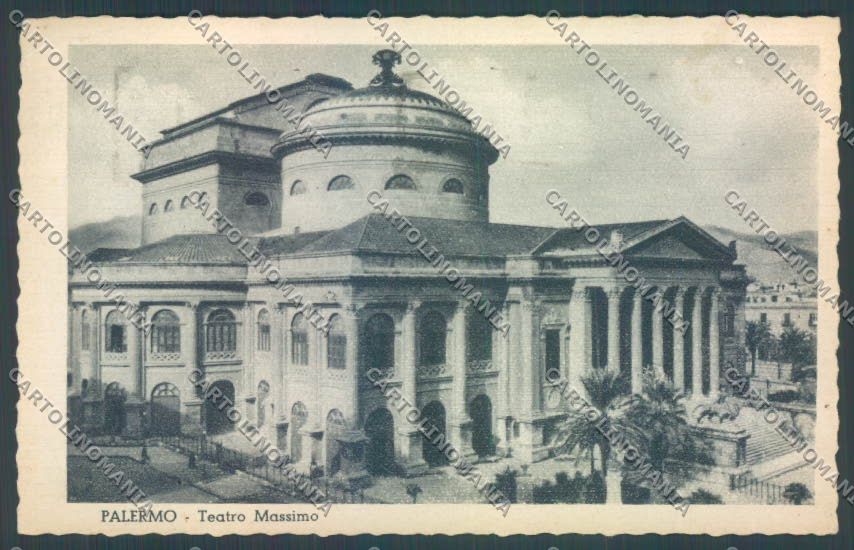 Palermo Città Teatro Massimo cartolina ZT7565 – fronte