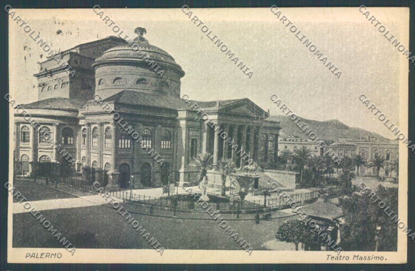 Palermo Città Teatro Massimo cartolina ZT7566 – fronte