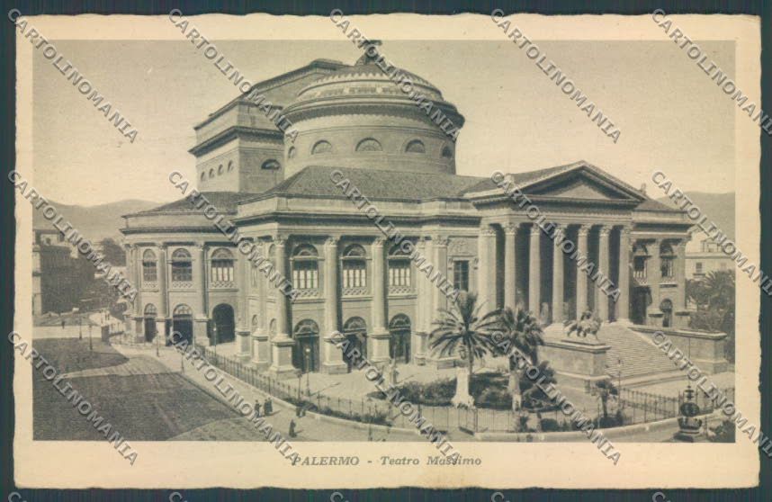 Palermo Città Teatro Massimo cartolina ZT7570 – fronte