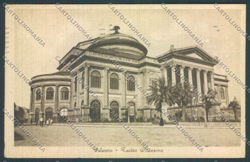 Palermo Città Teatro Massimo cartolina ZT7572 – fronte