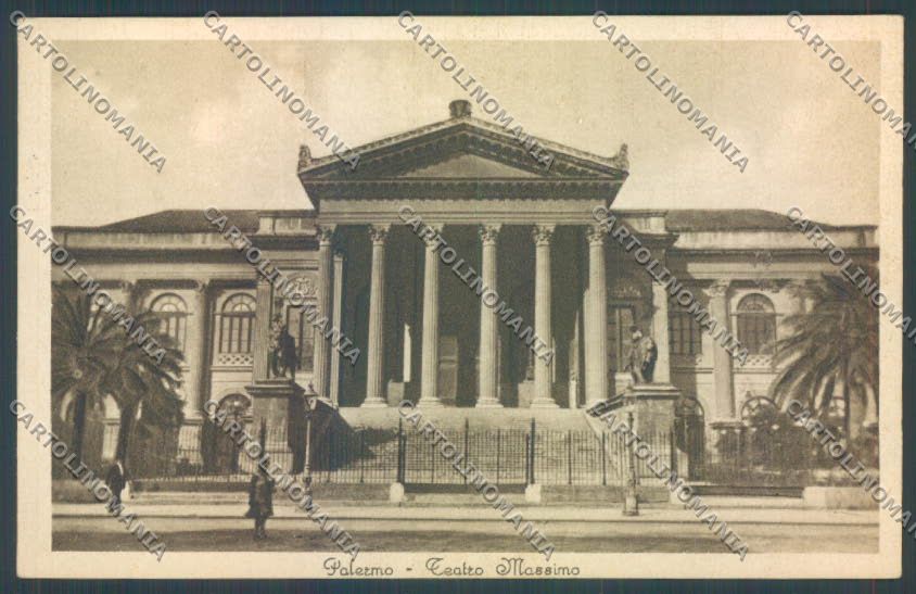 Palermo Città Teatro Massimo cartolina ZT7575 – fronte