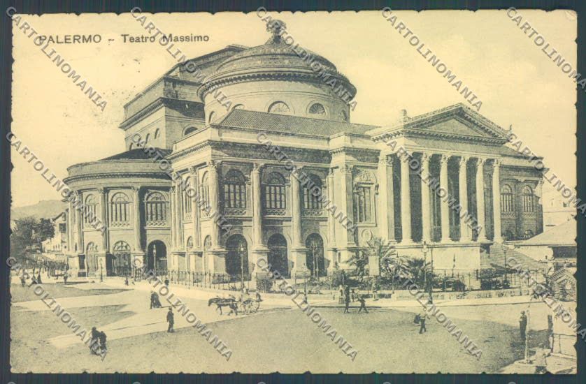 Palermo Città Teatro Massimo cartolina ZT7577 – fronte