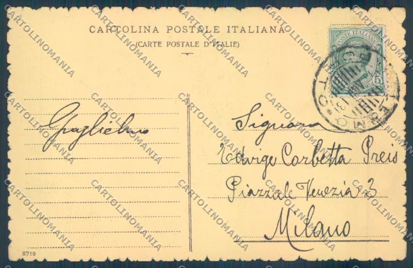 Palermo Città Teatro Massimo PIEGHINA cartolina ZT7581 – retro