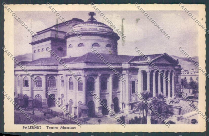 Palermo Città Teatro Massimo cartolina ZT7583 – fronte