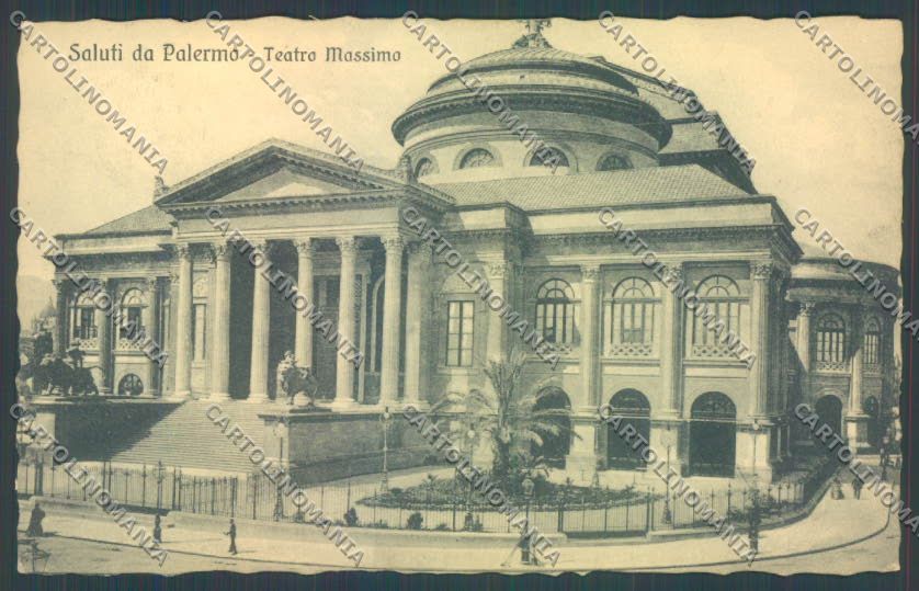 Palermo Città Teatro Massimo cartolina ZT7584 – fronte