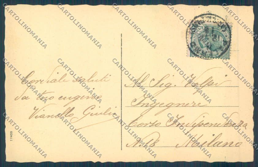 Palermo Città Teatro Massimo cartolina ZT7584 – retro