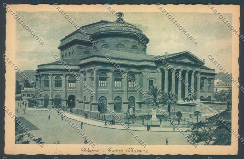 Palermo Città Teatro Massimo cartolina ZT7588 – fronte
