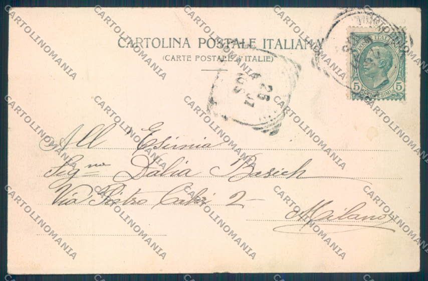 Palermo Città Villa Giulia cartolina ZT7594 – retro