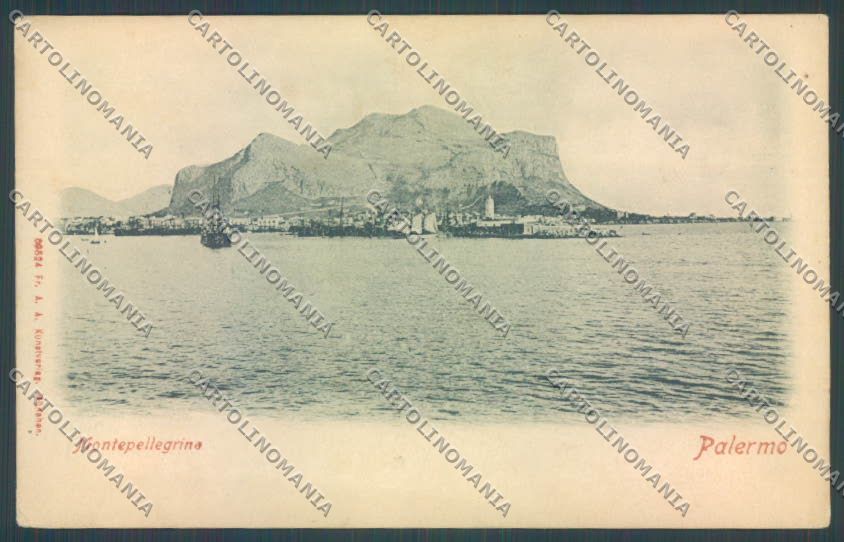Palermo Città Monte Pellegrino cartolina ZT7596 – fronte