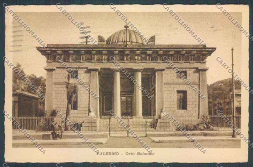 Palermo Città Orto Botanico cartolina ZT7600 – fronte
