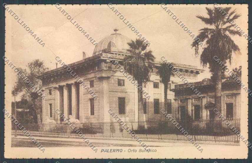 Palermo Città Orto Botanico cartolina ZT7601 – fronte