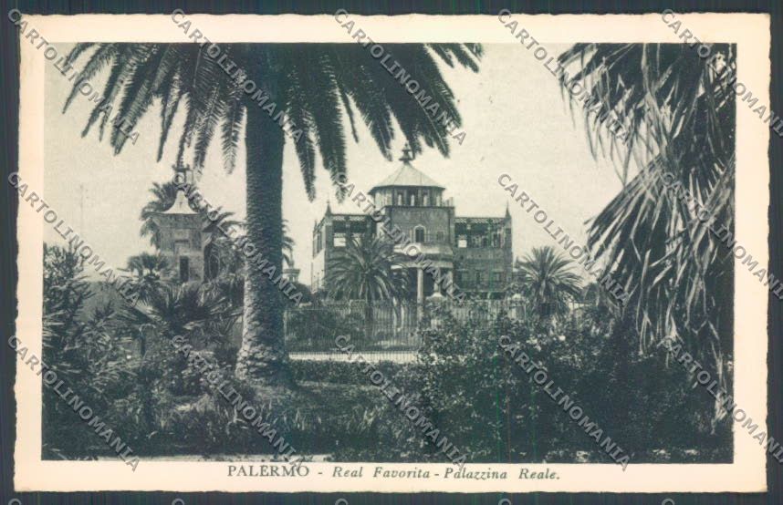 Palermo Città La Favorita cartolina ZT7612 – fronte