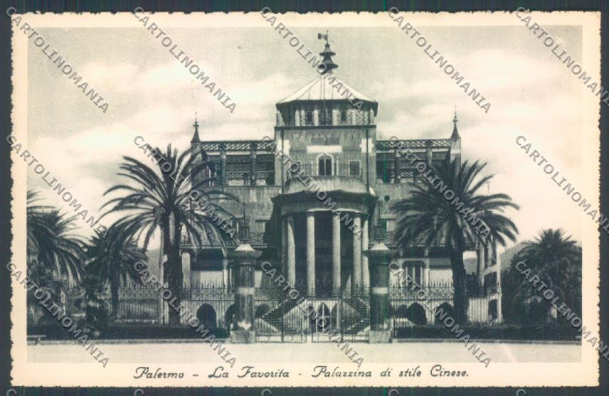 Palermo Città La Favorita cartolina ZT7614 – fronte
